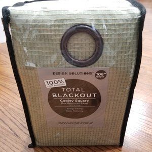 SOLD! COPLEY SQUARE 100% Blackout Curtain Panel